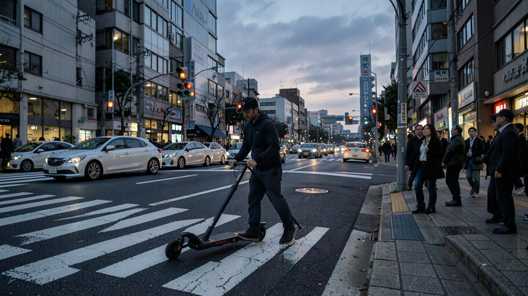 電動キックボードの赤信号抜け道は合法か？歩行者扱いの境界と企業が備えるべき安全策